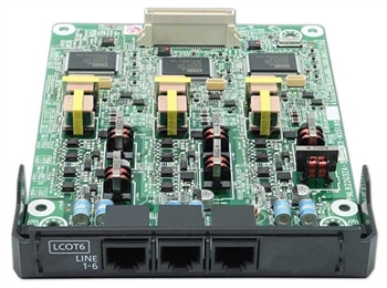 Плата расширения Panasonic KX-NS5180X для KX-NS500, 6-Port Analogue Trunk Card