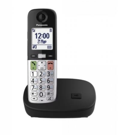 Радіотелефон DECT Panasonic KX-TGU410UCB, чорно-сріблястий