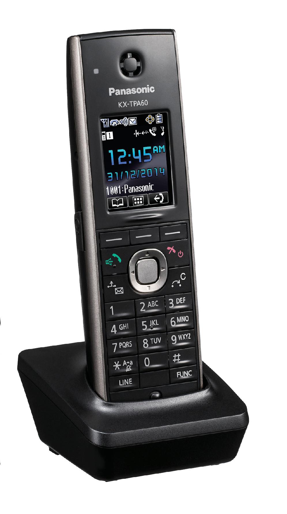 Дополнительная трубка Panasonic KX-TPA60RUB, для IP-DECT телефона KX-TGP600RUB