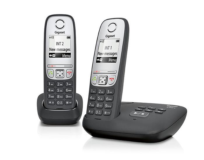 Радиотелефон DECT Gigaset A415A DUO Black