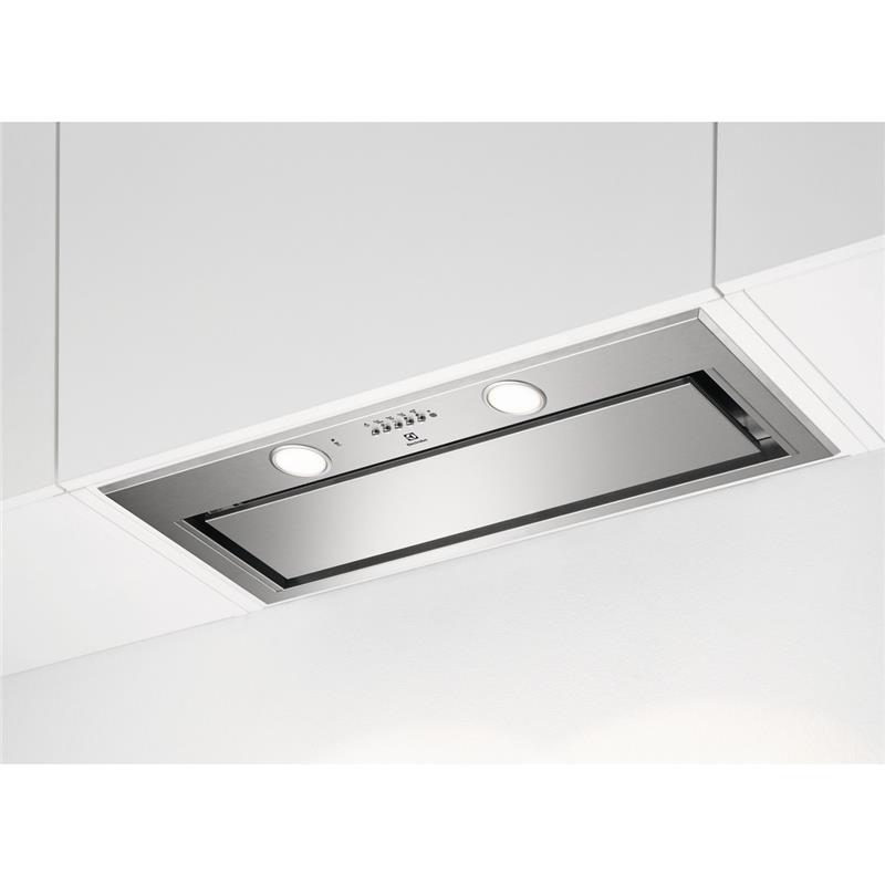 Витяжка Electrolux вбудована, 77см, 700м.куб/год., пульт, Hob2Hood, нерж