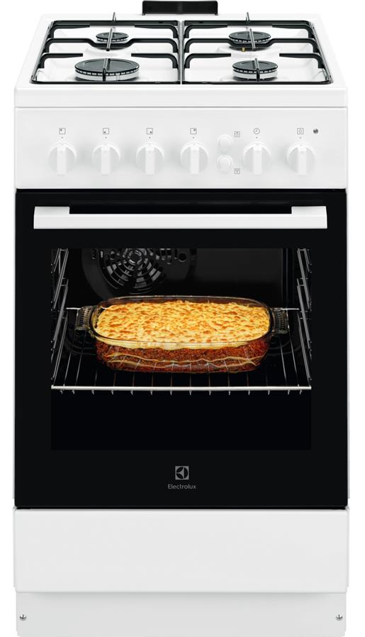 Плита Electrolux газова, 57л, 50x60см, білий
