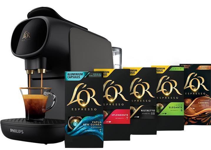 Кавомашина Philips капсульна L'OR Barista Sublime, 0.8л, капсули, чорний