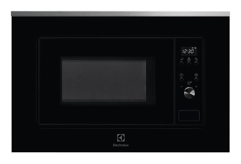 Мікрохвильова піч Electrolux вбудована, 20л, електрон. керування, 700Вт, дисплей, чорний