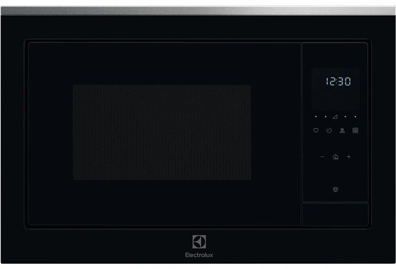Мікрохвильова піч Electrolux вбудована, 25л, електрон. керування, 900Вт, гриль, дисплей, чорний