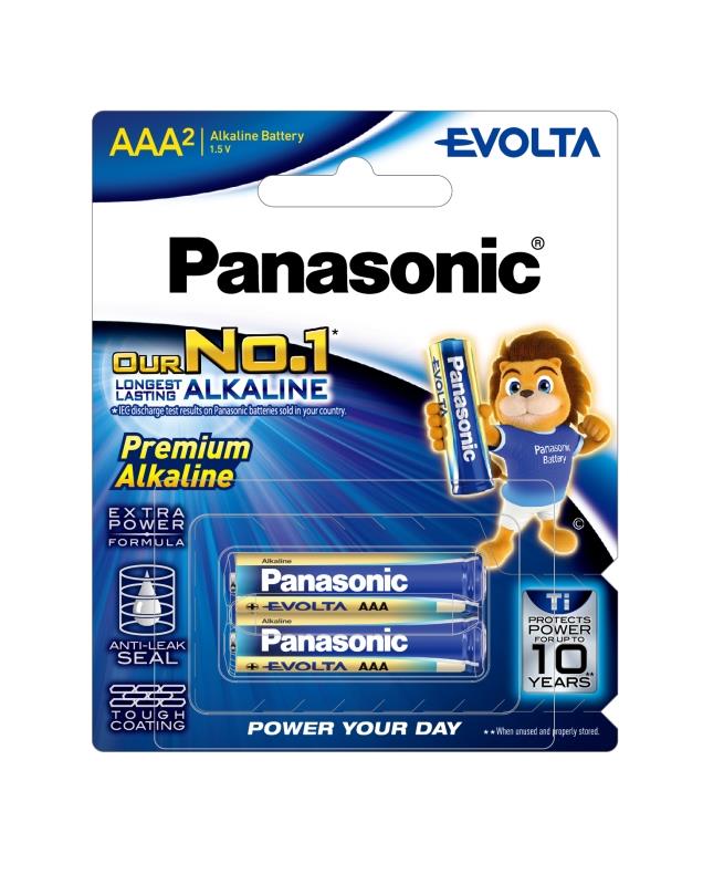 Батарейка Panasonic Evolta лужна AAA блістер, 2 шт.