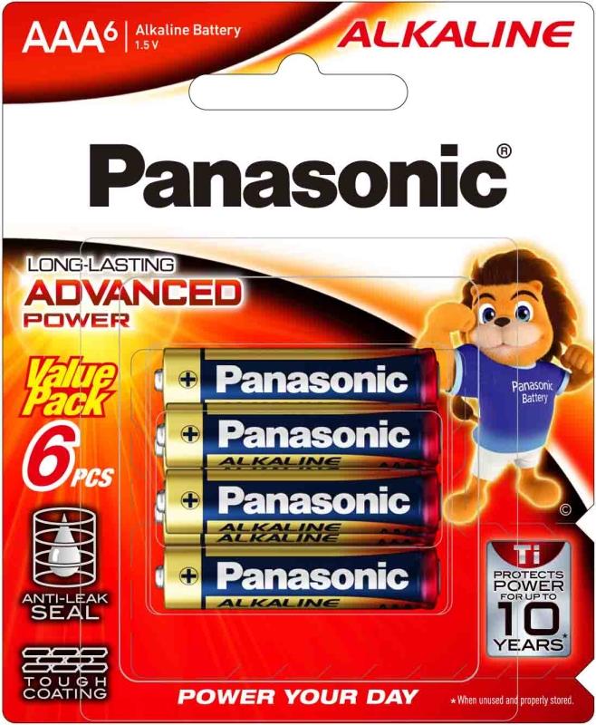 Батарейка Panasonic Alkaline Power лужна AAA блістер, 6 шт.