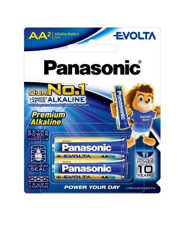 Батарейка Panasonic Evolta лужна AA блістер, 2 шт.