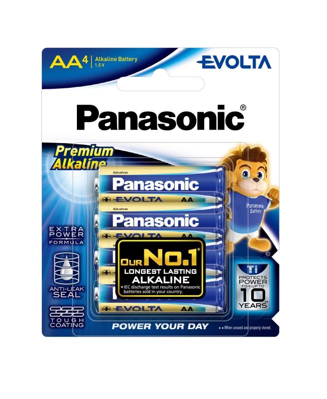 Батарейка Panasonic Evolta лужна AA блістер, 4 шт.