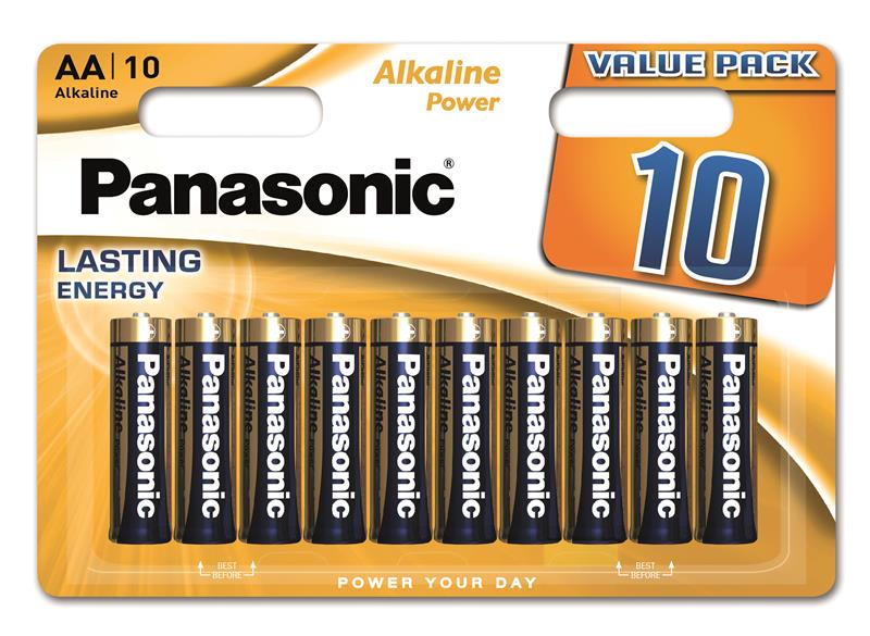 Батарейка Panasonic ALKALINE POWER щелочная AA блистер, 10 шт.