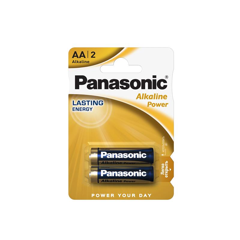 Батарейка Panasonic ALKALINE POWER щелочная AA блистер, 2 шт.