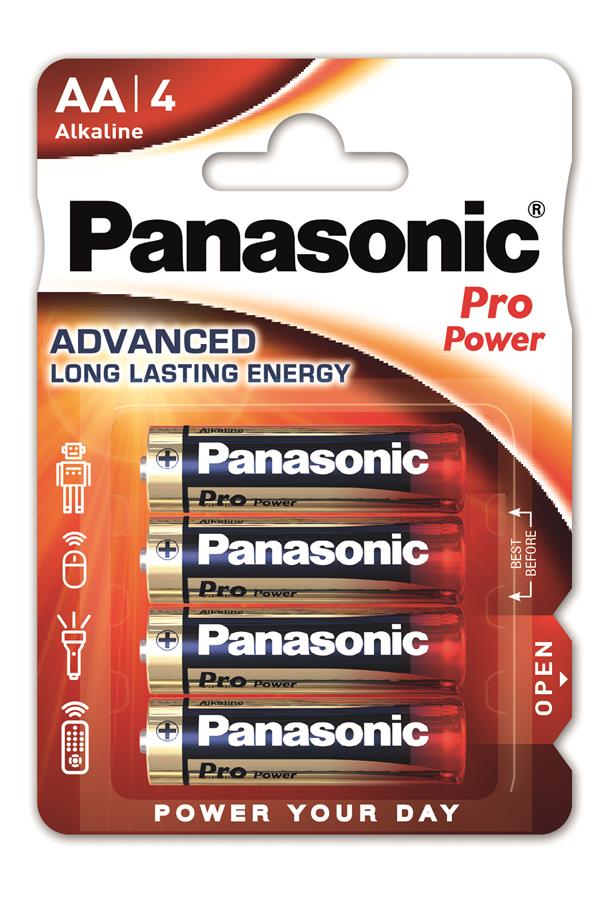 Батарейка Panasonic PRO POWER щелочная AA блистер, 4 шт.