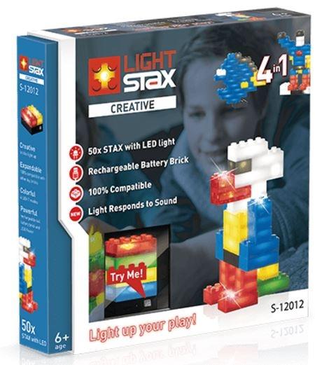 Конструктор LIGHT STAX з LED підсвічуванням Creative 4в1 реакція на звук світлом