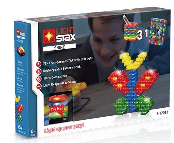 Конструктор LIGHT STAX з LED підсвічуванням Shine V2 3в1