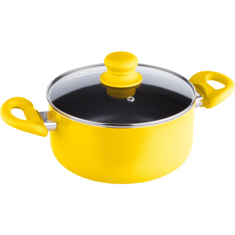 Каструля Lamart LT1024 алюмінієва з антипригарним покриттям (3л) , yellow