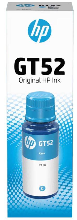 Контейнер з чорнилом HP GT52 DJ5810/5820, Ink Tank 115/315/319/410/415/419, Smart Tank 500/515/530/615/670/720/750/790 Cyan (8000 стор)