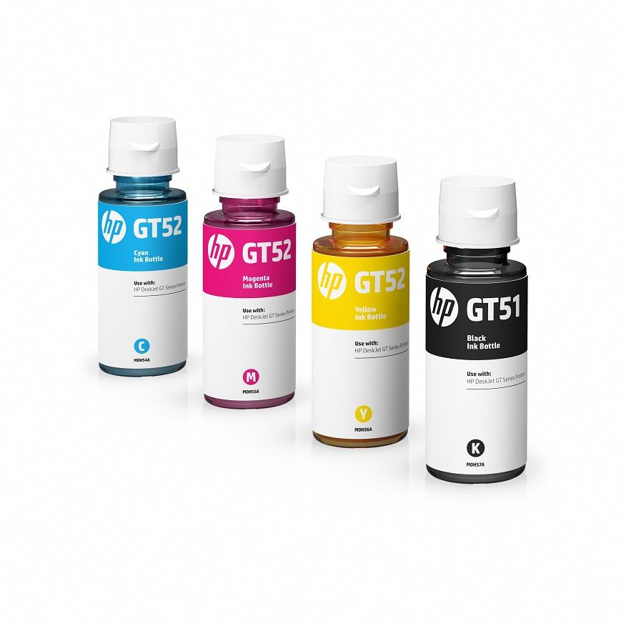 Контейнер з чорнилом HP GT52 DJ5810/5820, Ink Tank 115/315/319/410/415/419, Smart Tank 500/515/530/615/670/720/750/790 Yellow (8000 стор)