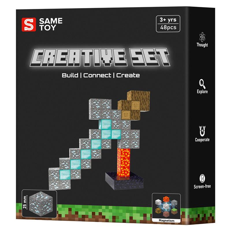 Конструктор магнітний Same Toy Creative Set Sword 48ел