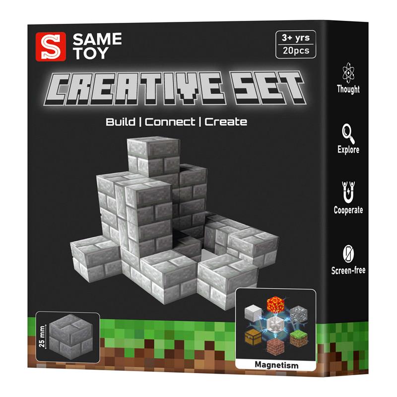 Конструктор магнітний Same Toy Creative Set Stone 20е