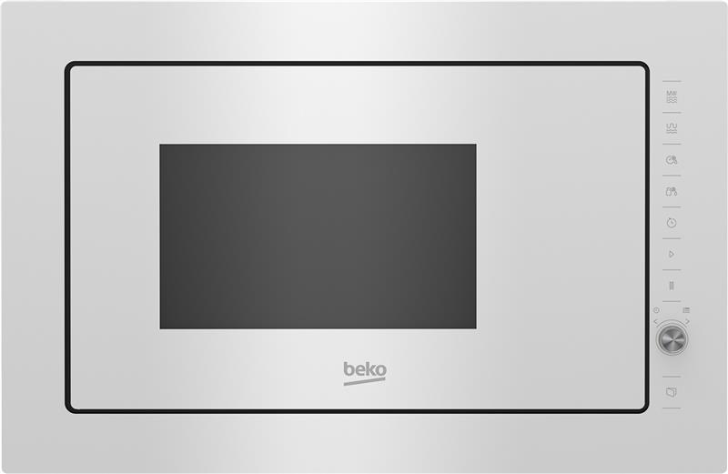 Встраиваемая микроволновая печь Beko MGB25333WG -25 л/900 Вт + 1000 Вт гриль/сенсор/белая