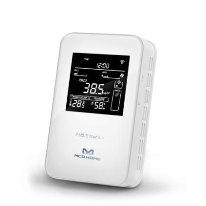 Умный датчик MCO Home 3в1: PM2.5, темп., влажн., Z-Wave, 12V DC, белый
