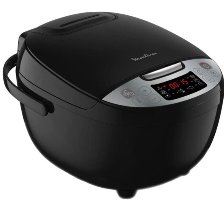 Мультиварка Moulinex SimplyCook, 750Вт, чаша-4л, сенсорне керув., пластик, чорний