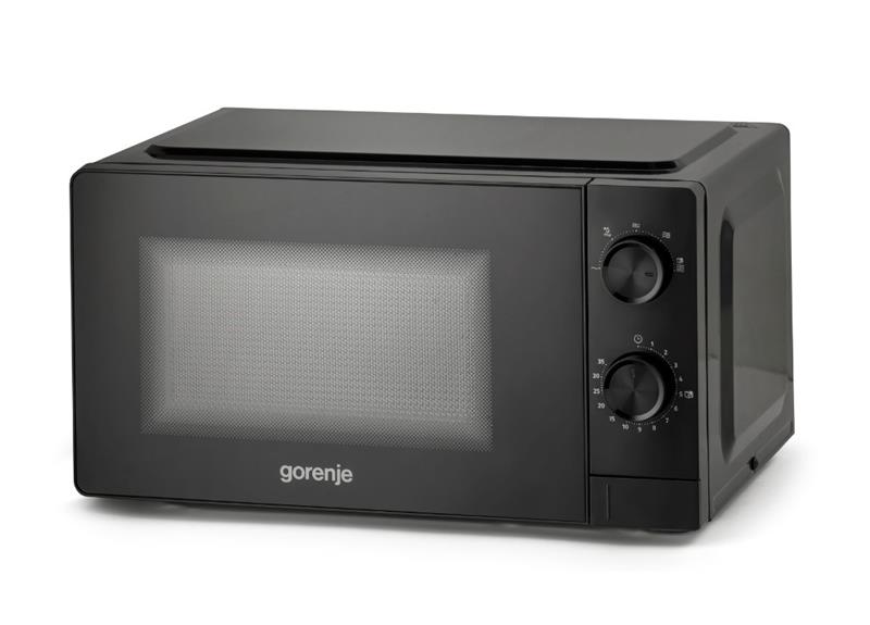 Мікрохвильова піч Gorenje, 20л, мех. керув., 700Вт, чорний