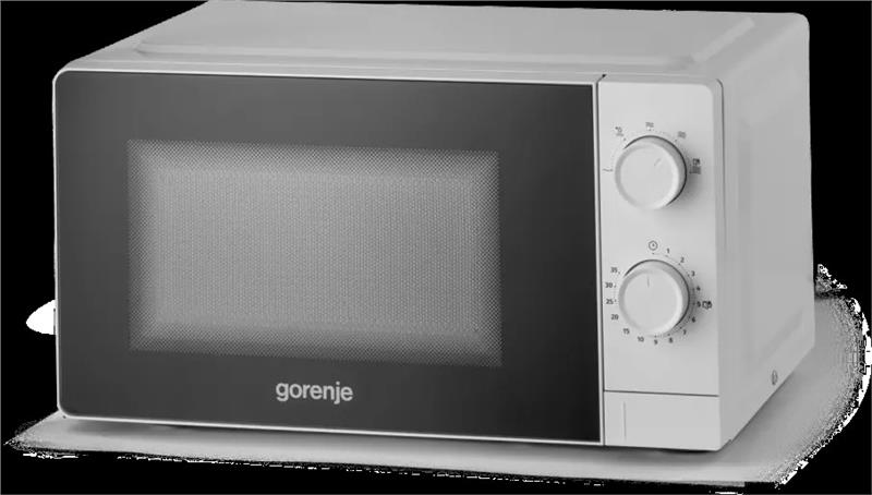 Мікрохвильова піч Gorenje, 20л, мех. керув., 700Вт, білий