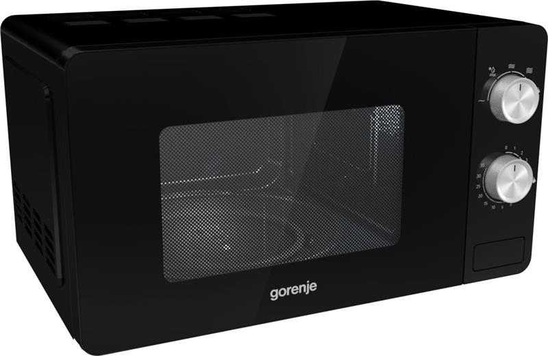 Мікрохвильова піч Gorenje, 20л, мех. керув., 800Вт, чорний