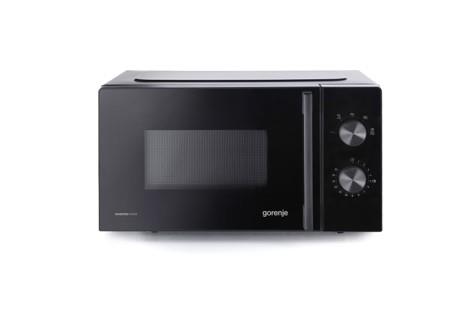 Мікрохвильова піч Gorenje, 20л, мех. керув., 700Вт, гриль, інвертор, чорний