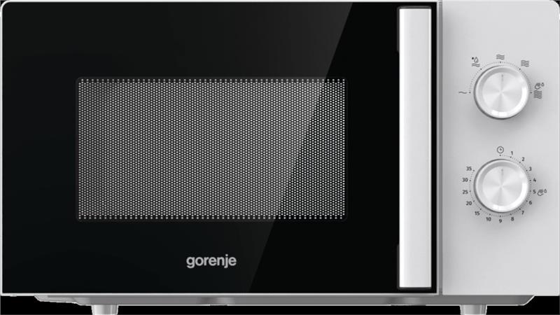 Мікрохвильова піч Gorenje, 20л, мех. керув., 800Вт, білий