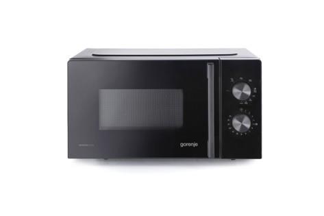 Мікрохвильова піч Gorenje, 20л, мех. керув., 700Вт, гриль, інвертор, чорний