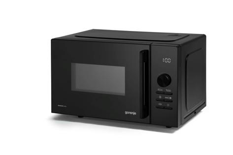 Мікрохвильова піч Gorenje, 23л, електр. керув., 800Вт, дисплей, 20 програм, інвертор, чорний