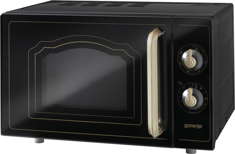 Мікрохвильова піч Gorenje, 20л, мех. керув., 700Вт, гриль, чорний