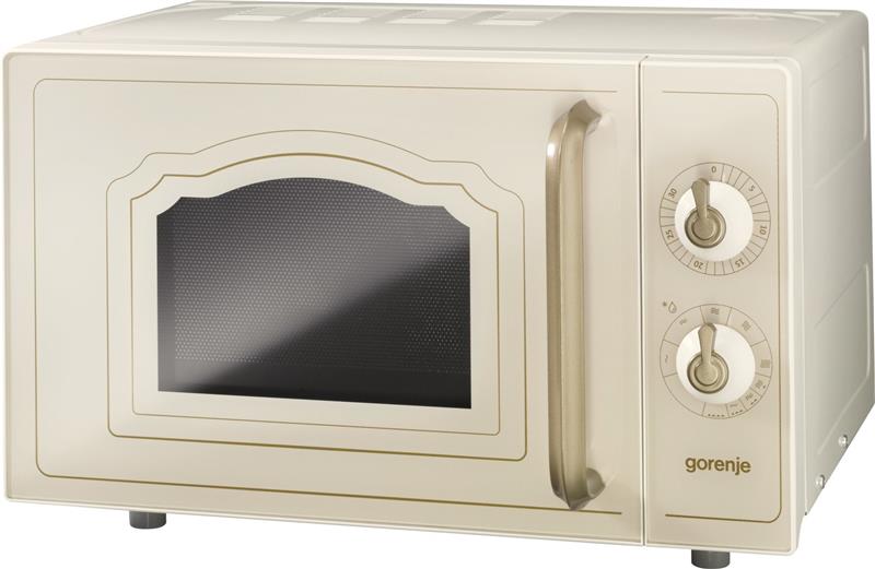 Мікрохвильова піч Gorenje, 20л, мех. керув., 700Вт, гриль, бежевий