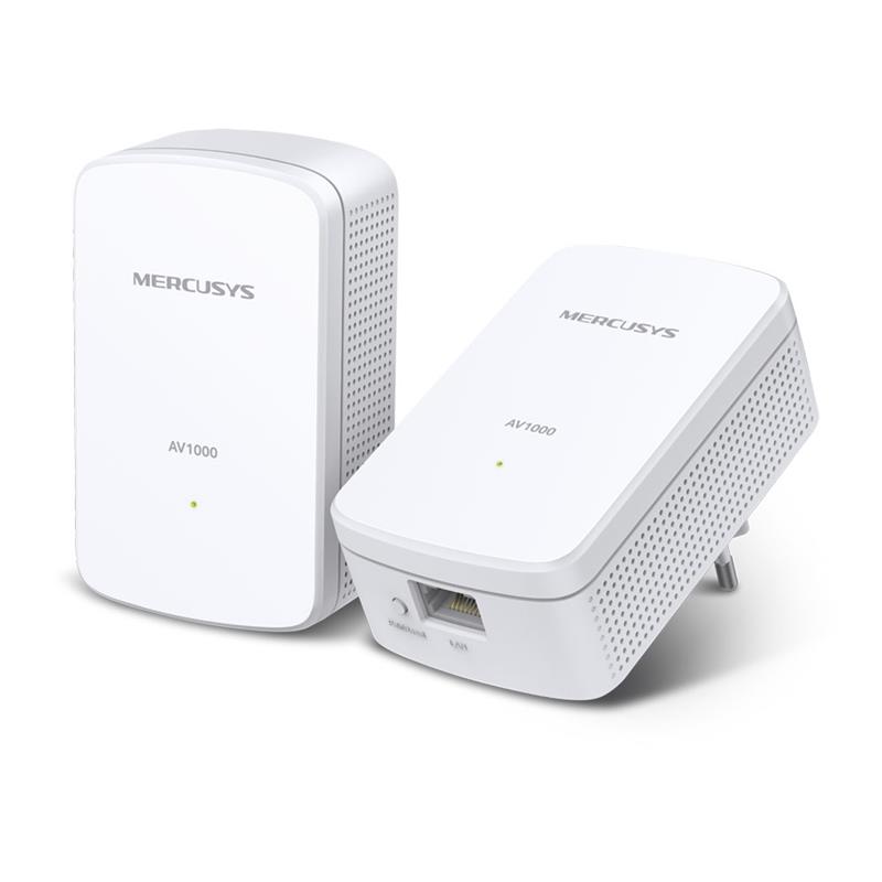 Комплект Адаптерiв Powerline Mercusys MP500 Kit AV1000, 1xGE, 2 шт Розетка