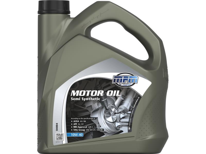 Олива моторна MPM Semi Synthetic 10W-40 4л (04004)