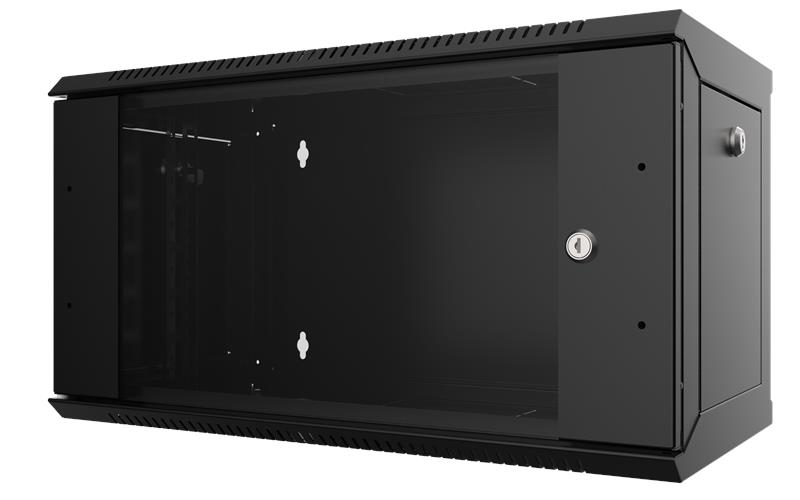 Шафа MIRSAN 19", 12U, WTC, 565x450 мм, максимально 80 кг, чорна