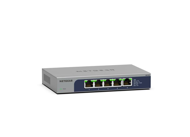 Комутатор NETGEAR MS105, 5x2.5GE, Некерований