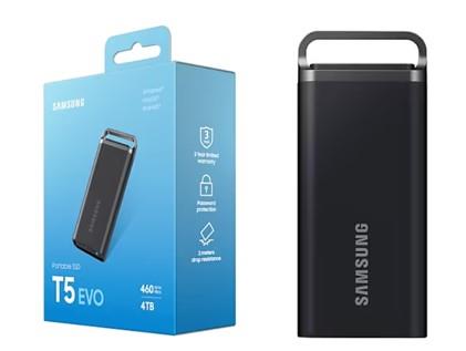 Портативний SSD Samsung 4TB USB 3.2 Gen 1 Type-C T5EVO