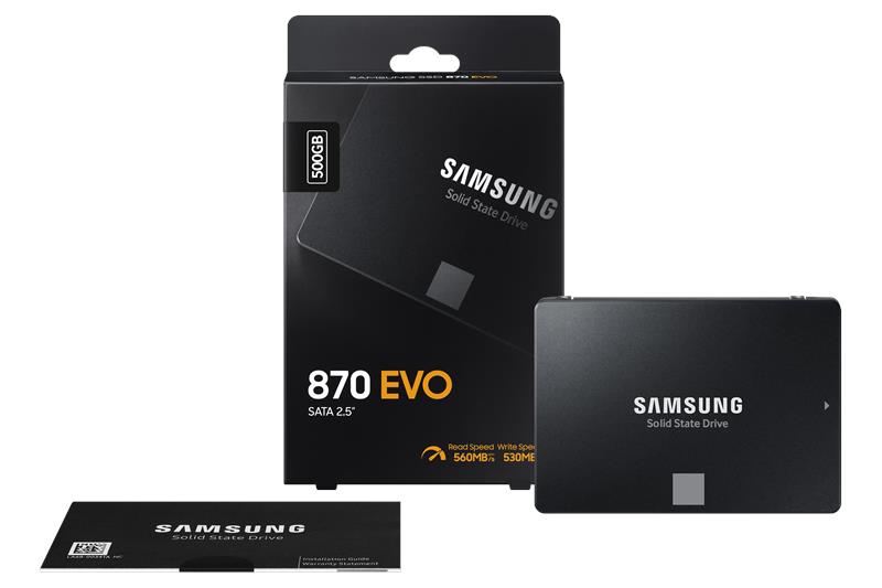 Накопичувач SSD Samsung 2.5" 500GB SATA 870EVO