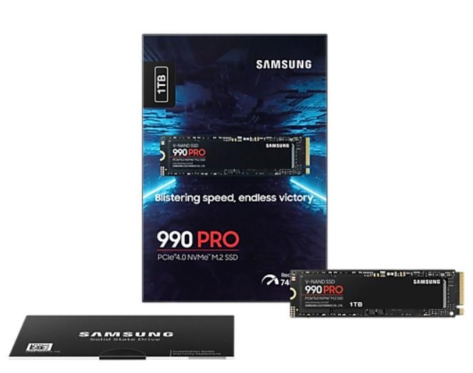 Накопичувач SSD Samsung M.2 1TB PCIe 4.0 990PRO