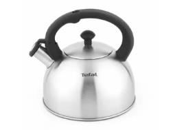 Чайник зі свистком Tefal Duetto+, 2.5л, нержавіюча сталь, сталевий, чорний