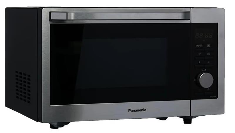 Мікрохвильова піч Panasonic, 30л, 1000Вт, гриль, конвекція, дисплей, нерж