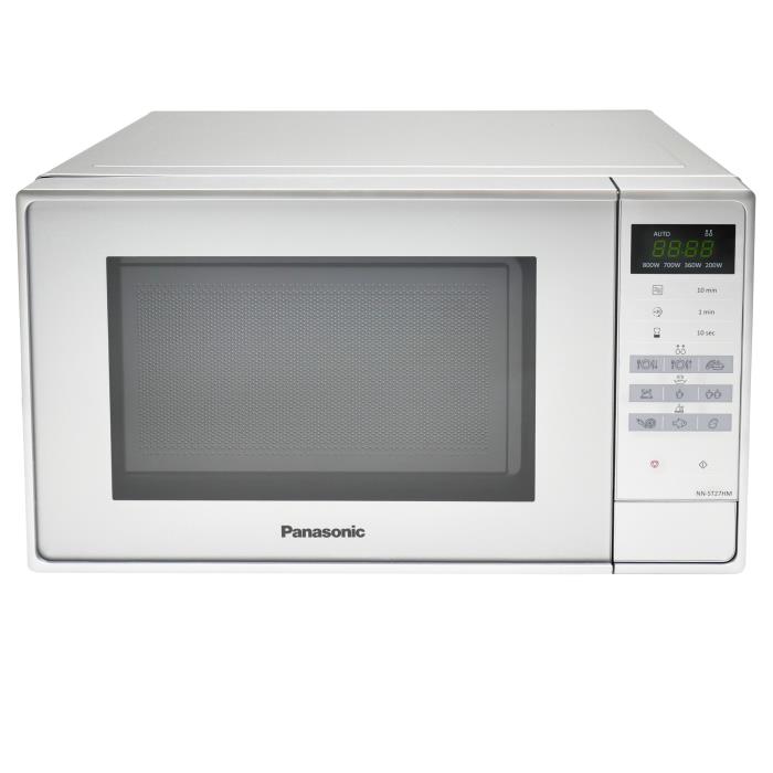 Мікрохвильова піч Panasonic, 20л, електр.управл., 800Вт, дисплей, сріблястий