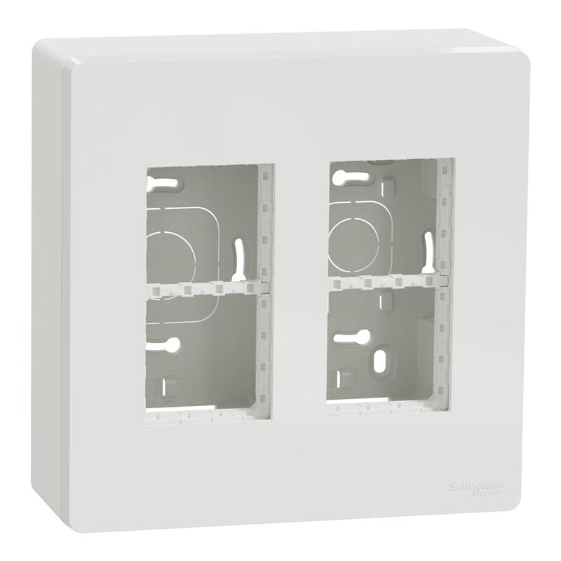 Блок Schneider Electric, Unica System+, відкрита вставка 2x2, білий