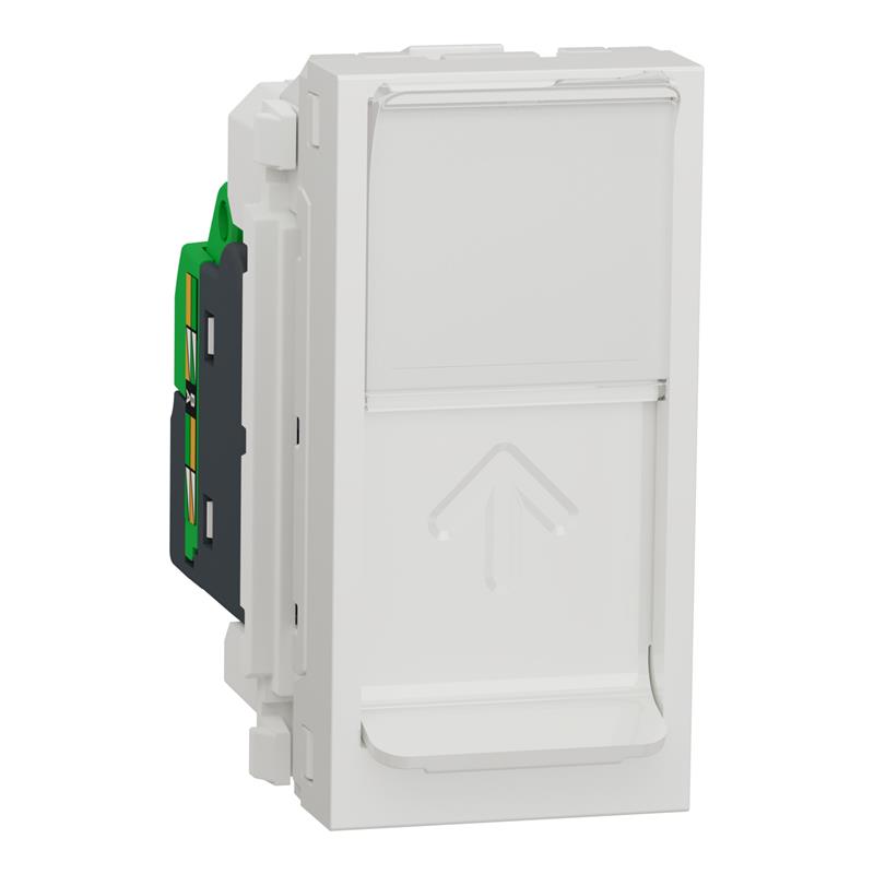 Роз'єм Schneider Electric, New Unica, RJ45, FTP, білий