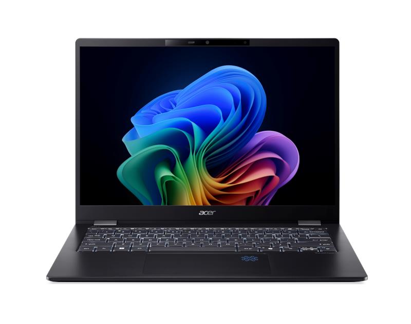 Ноутбук Acer TravelMate TMP614-54 14" 2.8K IPS, Intel U7-256V, 16GB, F512GB, UMA, Win11P, чорний
