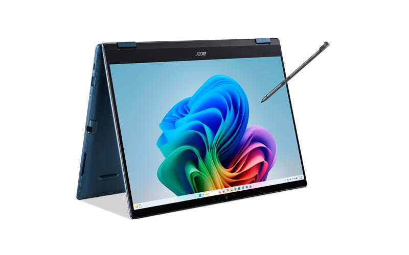 Ноутбук Acer Swift Spin 14 AI SFSP14-Q51T 14" WUXGA IPS Touch, Qualcomm X2E-78100, 16GB, F512GB, UMA, Win11, синій