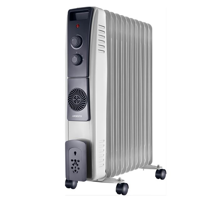 Обігрівач оливний ARDESTO OFH-11XF3 30м2, 2900Вт, вбуд. кер. теп-тор 400Вт, мех. кер-ння, 11 секцій, білий